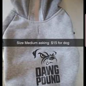 Cleveland Brow Pug hooded sweater
